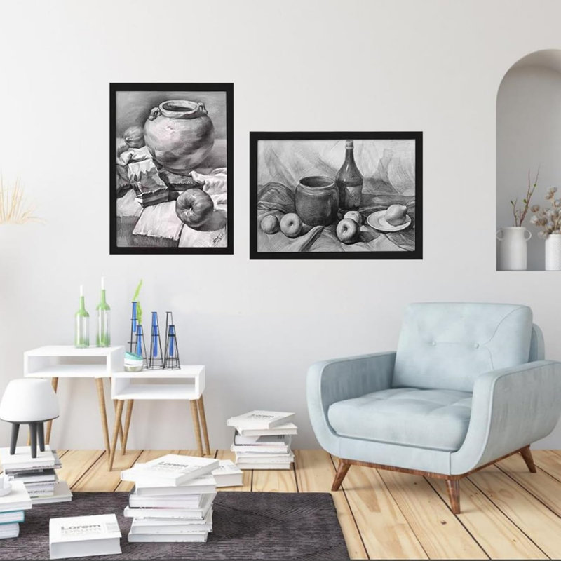 Black Storage Picture Frame - Set of 10