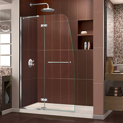 DreamLine Aqua Ultra 32 in. D x 60 in. W x 74 3/4 in. H Frameless Shower Door