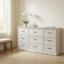 Commode élégante à 9 tiroirs Altona