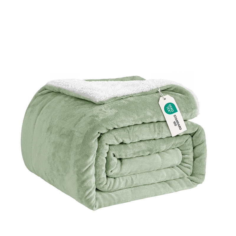 Throw Blanket, 230*270cm, Light Green