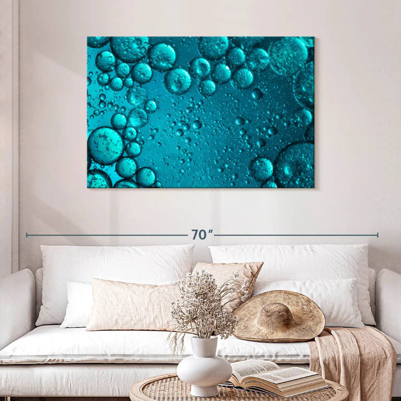 Avery Blue Colored Bubbles, 30" H x 45" W