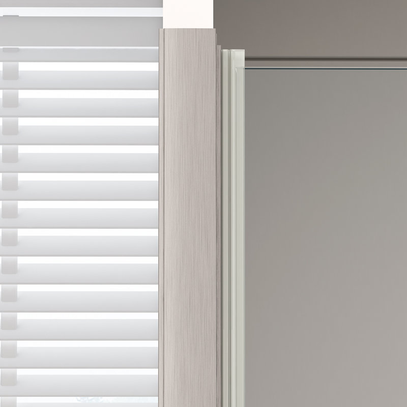 34" W x 76" H Pivot Door Frameless Shower Door with 5/16"(8mm) Clear Tempered Glass, Nickel
