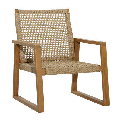 Fay Wicker Outdoor Occasional Chair