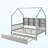 Funkstown Kids Full Platform with Trundle-406001720