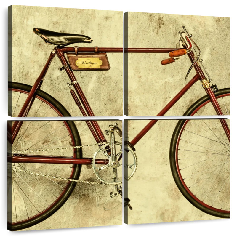Vélo rétro restauré, H 18 po x l 18 po