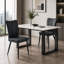 Chaises de salle à manger rembourrées en similicuir H 18,3 po Keasya-677641203-678272397
