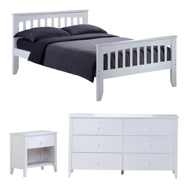 Ensemble de chambre configurable avec lit à panneaux Brancaster