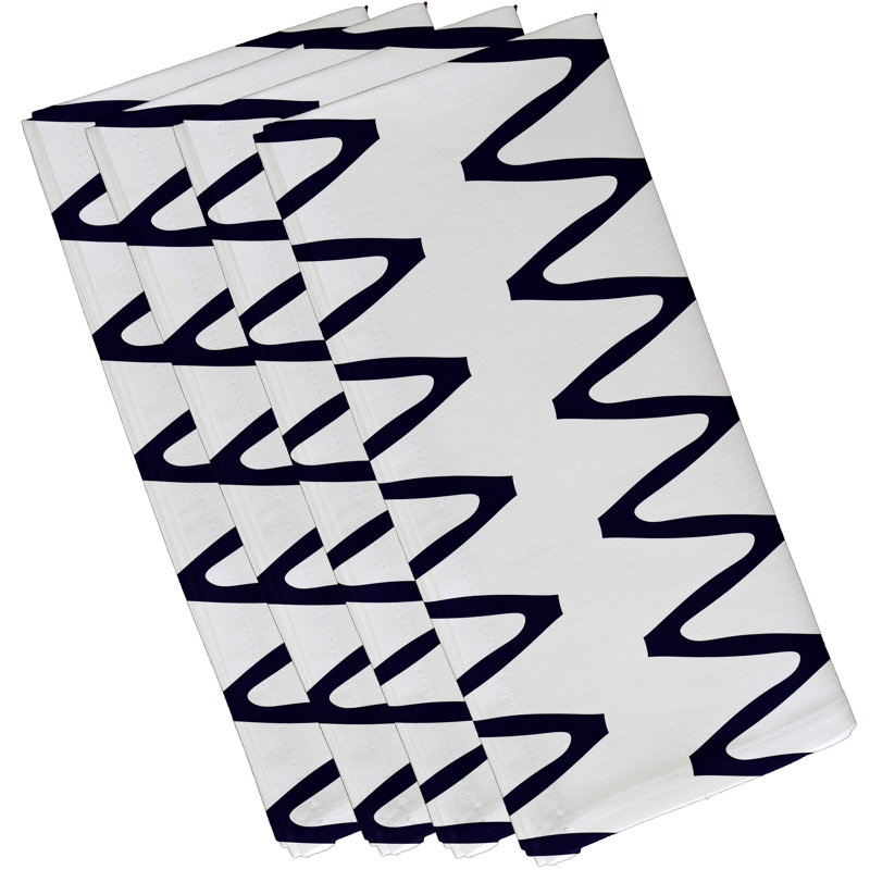 Serviette 22 po Ferrier, Bleu marine