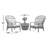 Florentia 2 - Person Patio Conversation Set with Sunbrella® Cushions