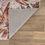 Tapis de sol Botanical Bloom couleur crème ivoire, lavable à la machine, en polyester avec envers antidérapant-1677599120-1677599129