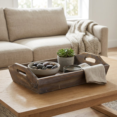 Aimaan Solid Wood Tray
