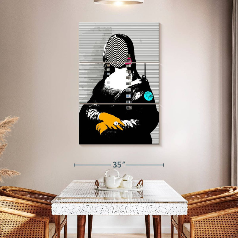 Leisha Mona Lisa Street Pop, H 50 po x l 32 po