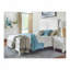 Panel Bed with Wood Headboard and Footboard-233211397-233211396