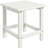 Weather Table - 15" Square Patio Side End For Balcony, Porch, Pool. Strong And Stable, 110 Lbs Capacity, White Pool, Balcony. To Changes, Capacity