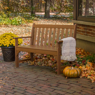 POLYWOOD Vineyard Patio Bench by POLYWOOD