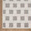 Tapis beige à texture quadrillée Abani Rugs LUC150B-256914083