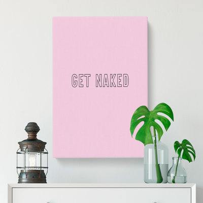 Get Naked V2 - Wrapped Canvas