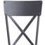 De 2 chaises d'appoint élégantes - gris et noir sableux avec plateau de table en bois et siège rembourré apaisant et 2 chaises en bois de style charmant