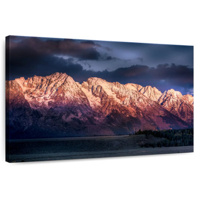 Alvord Grand Teton, aube hivernale