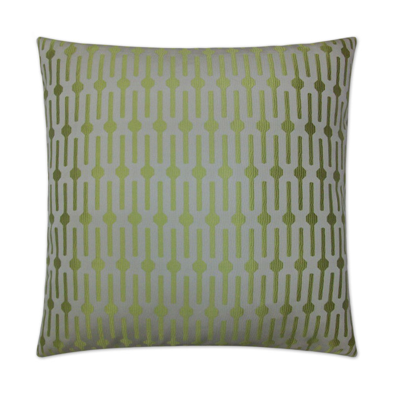 Lollipop Geometric Reversible Throw Pillow, Kiwi, Square 20"