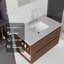 Meuble-lavabo flottant avec comptoir en marbre de culture et tiroir à fermeture en douceur-1993663127