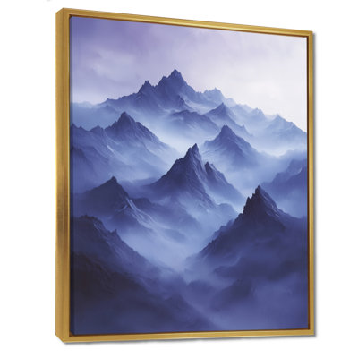 Gitzel Misty Peaks In The Twilight III - montagnes, art mural