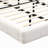 White  Boucle Floating Bed With Light-128558239