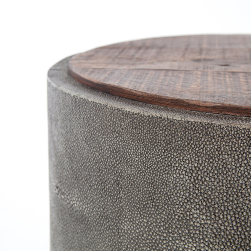 Table de bout en bois massif Burckhardt, Grey