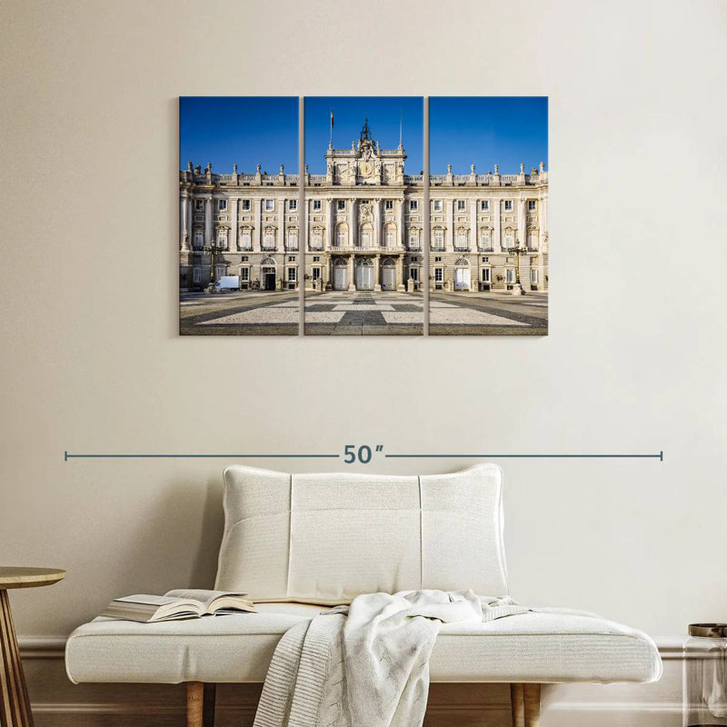 Palais royal de Madrid, H 24 po x l 38 po