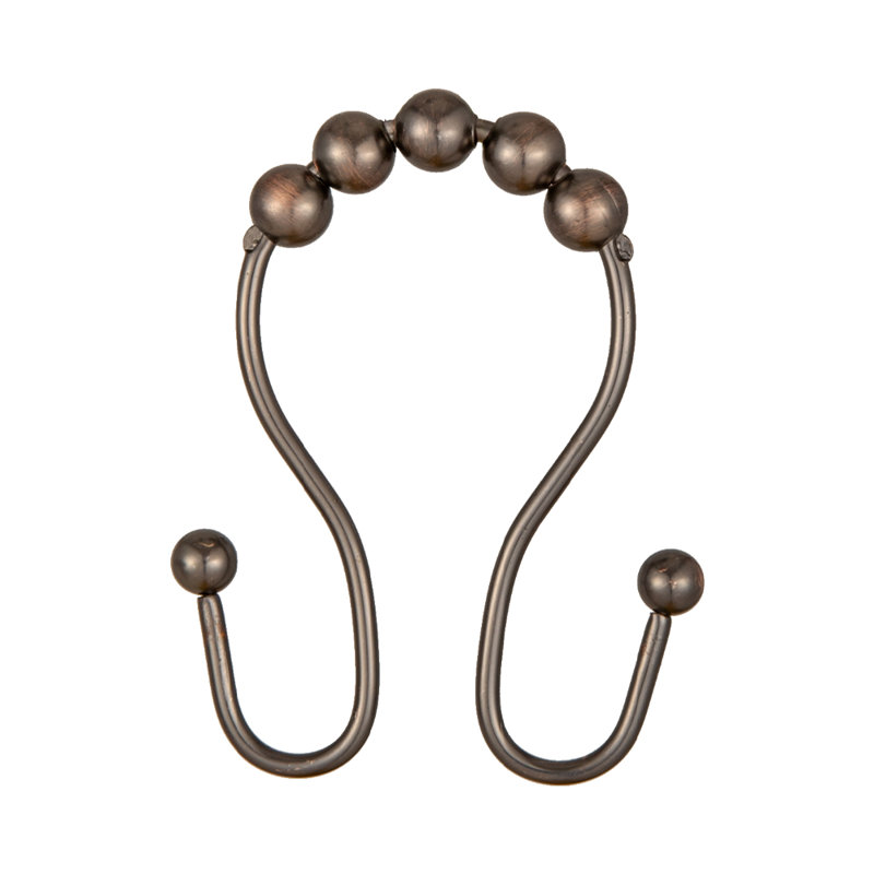 Stainless Steel Shower Curtain Hook, Oil Rubbed Bronze