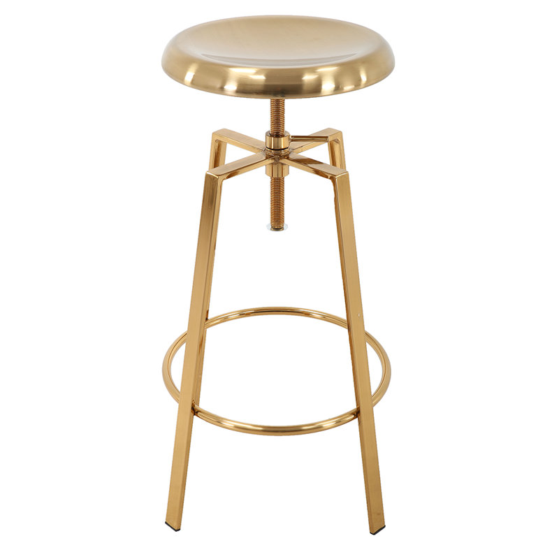 Ensemble de 2 tabourets de bar Juddson, Doré