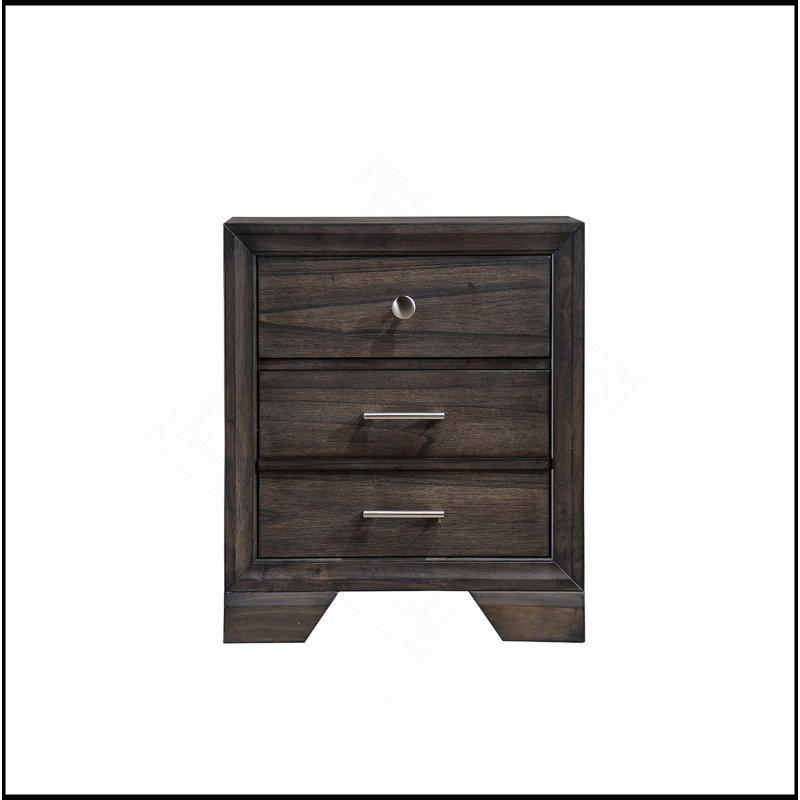 Table de chevet 2 tiroirs 1pc