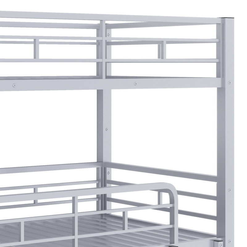 Triple Bunk Bed, Silver