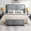 Repose-pieds 48 po avec rangement, banc de rangement pour repose-pieds-308053131