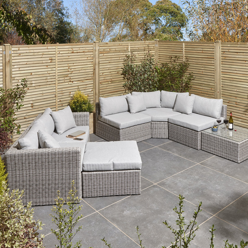 Rowlinson Marbella Multi Function Rattan Sofa Set