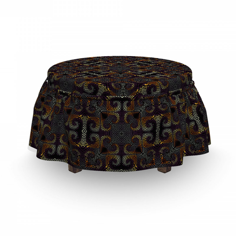 Box Cushion Ottoman Slipcover