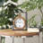 Iron Quartz movement / Crystal Tabletop Clock in Black