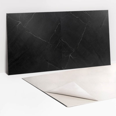 Caysie 50cm x 100cm PVC Singular Tile in Black