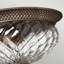 Bellville Glass Flush Mount-9580059-9580060