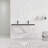 Cudmore 47.6 " W Free Standing Wall Mounted 2 Double Vanity Bathroom Vanity With Ceramic Top