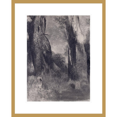 Les Arbres par Odilon Redon, impression giclée sur cadre