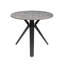 Colturo Oval Metal Base Dining Table-1689100078