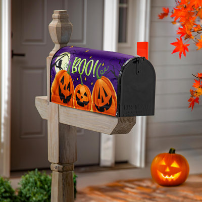 Couvercle de boîte aux lettres Pumpkin Boo