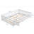Solid Wood Platform Bed Frame with Fence-1838290679