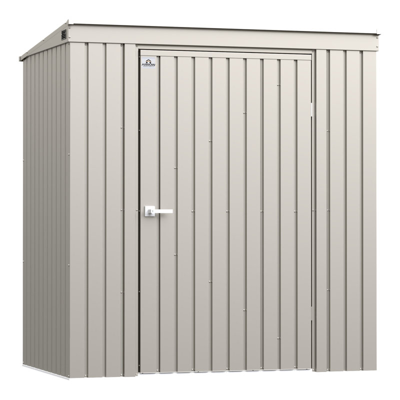 Remise de rangement en acier Elite, 6 x 4, gris froid