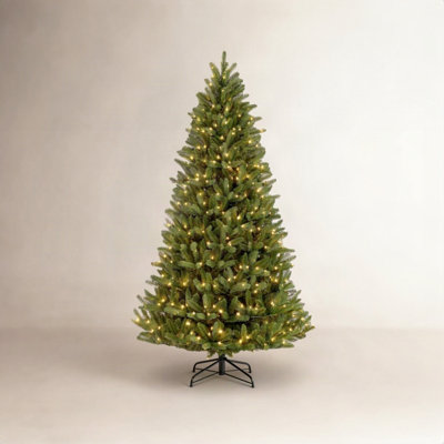Lighted Artificial Fir Christmas Tree