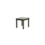 Élégant ensemble de tables de salon gris foncé 3 pièces - 1 table basse et 2 tables de bout, style classique et contemporain, + panneau de particules, bois d'hévéa gris sophistiqué 1 2 moderne,