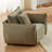 44-Inch Minimalist Upholstered Sofa, Modern And Comfortable For Living Room And Office, Versatile And Durable Design-2724924
