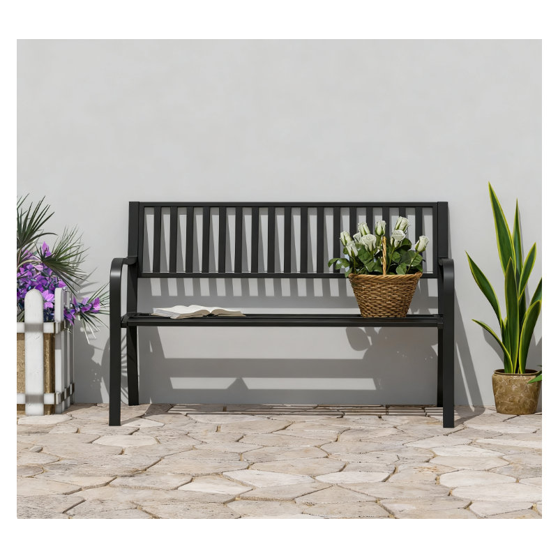 Banc de jardin extérieur, banc de patio