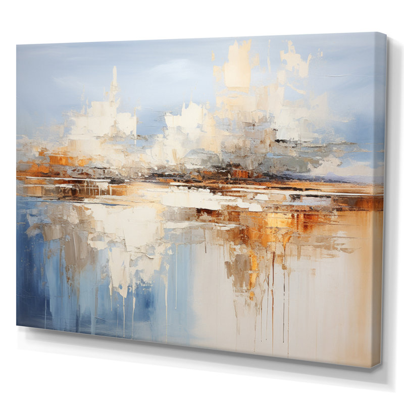 Coastal Ocean Coastal Reflections - Landscapes Wall Decor, Toile tendue, H 24 po x l 32 po x P 1 po
